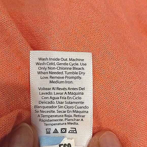 Preppy Beach Summer Printed Pink Linen Dress Flowy Midi with pockets - Picture 8 of 12